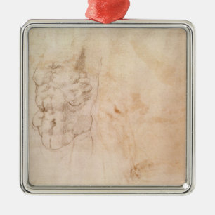 Torso Study Metal Tree Decoration