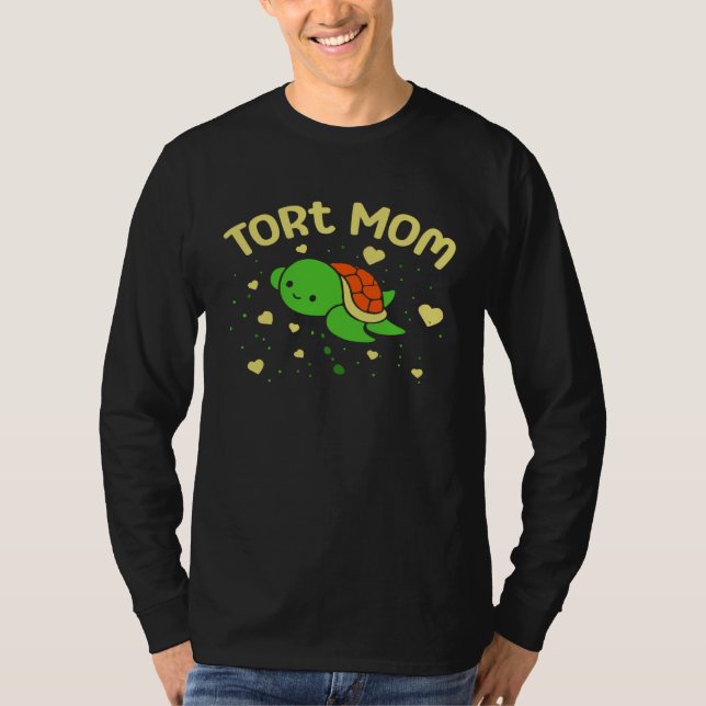 Tort Mom Tortoise Sea Turtle  Marine Biologist  1 T-Shirt (Front)