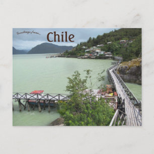 Tortel Walkways in Chile Postcard