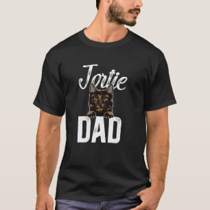 Tortie Cat Dad Tortoiseshell Cat Lover Tortie Cat T-Shirt