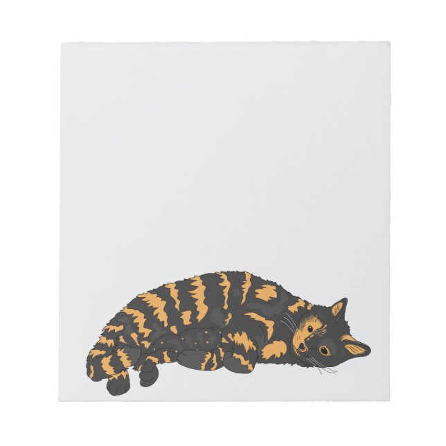  TORTIE CAT NOTE PAD (Front)