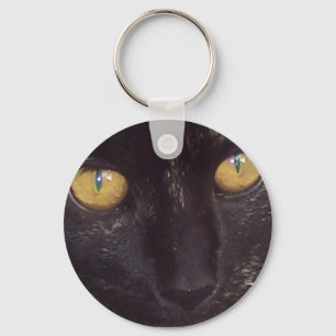 Tortie Face Key Ring