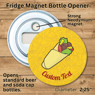 Tortilla Sandwich Wrap Bottle Opener