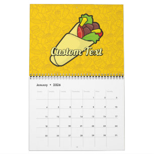 Tortilla Sandwich Wrap Calendar