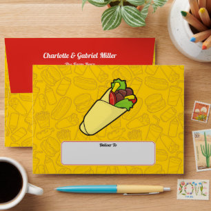 Tortilla Sandwich Wrap Envelopes