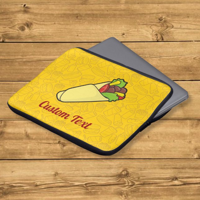 Tortilla Sandwich Wrap Laptop Sleeve (Creator Uploaded)