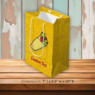 Tortilla Sandwich Wrap Medium Gift Bag