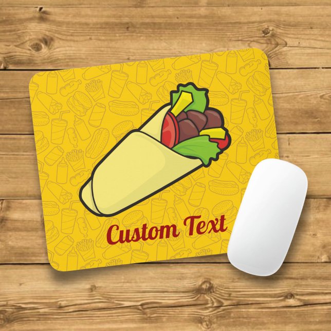 Tortilla Sandwich Wrap Mouse Pad (Creator Uploaded)