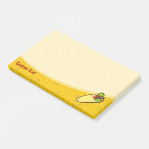 Tortilla Sandwich Wrap Post-it Notes