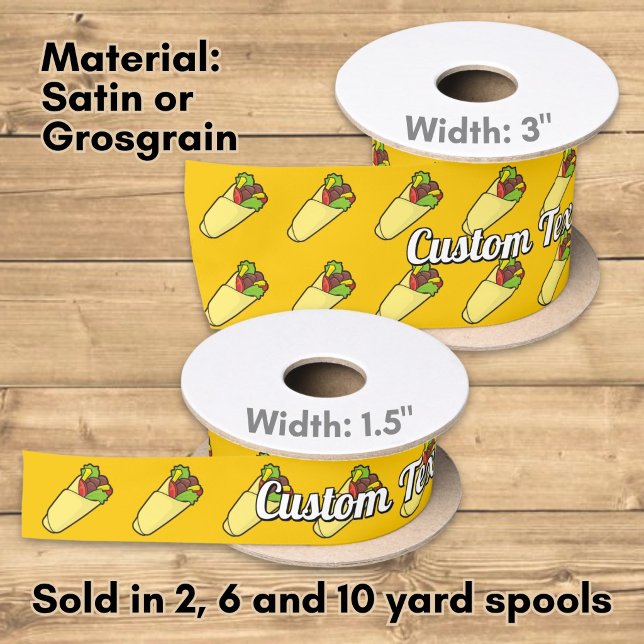 Tortilla Sandwich Wrap Satin Ribbon (Creator Uploaded)