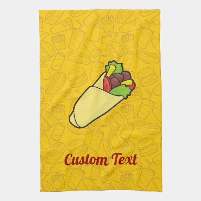 Tortilla Sandwich Wrap Towel (Vertical)