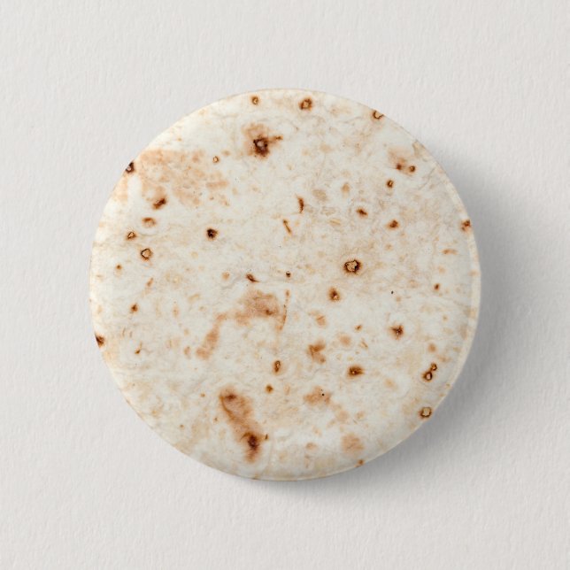 Tortilla shell 6 cm round badge (Front)