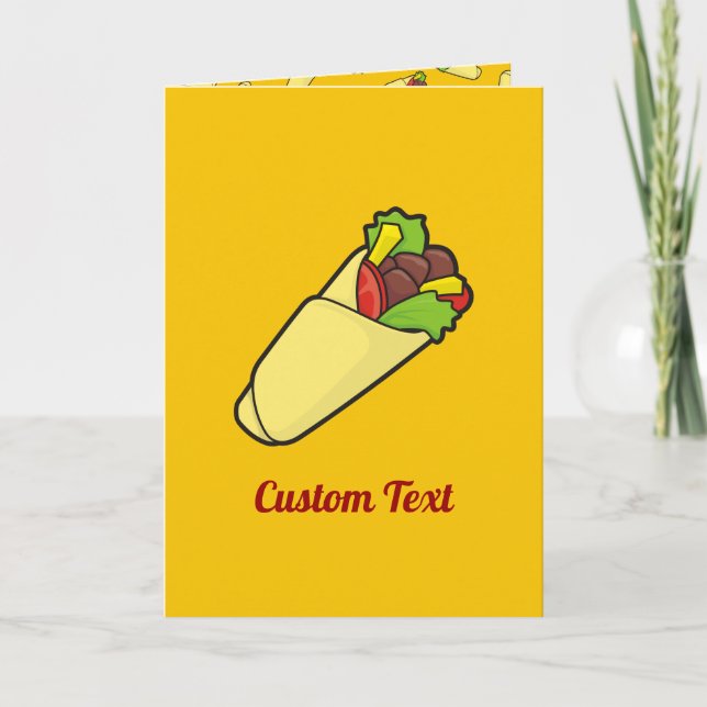 Tortilla Wrap Card (Front)