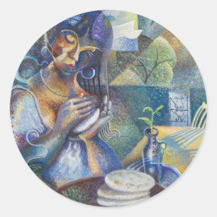 tortillas classic round sticker