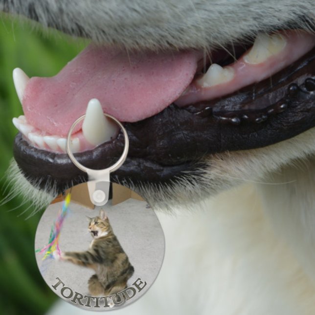 Tortitude cat keychain (Creator Uploaded)