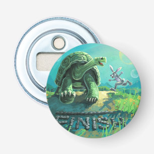 Tortoise and the Hare Art Bottle Opener