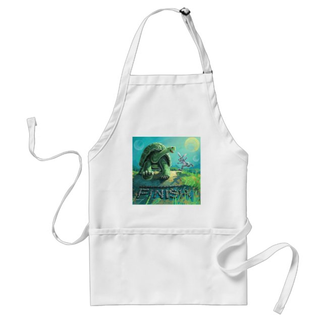 Tortoise and the Hare Art Standard Apron (Front)