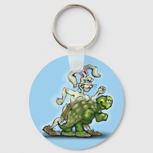 Tortoise and the Hare Key Ring