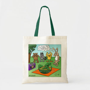 Tortoise and the Hare Revisted Tote Bag