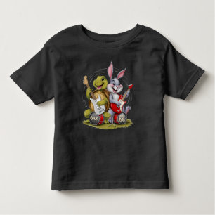 Tortoise and the Hare Rock And Roll Toddler T-Shirt