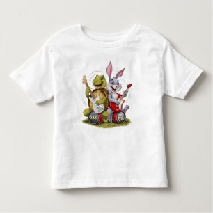 Tortoise and the Hare Rock And Roll Toddler T-Shirt