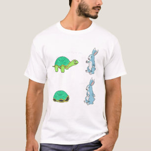 Tortoise Beats The Hare First One Home Wins T Shir T-Shirt