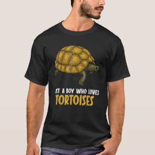 Tortoise Boy Just a Boy Who Loves Tortoises T-Shirt