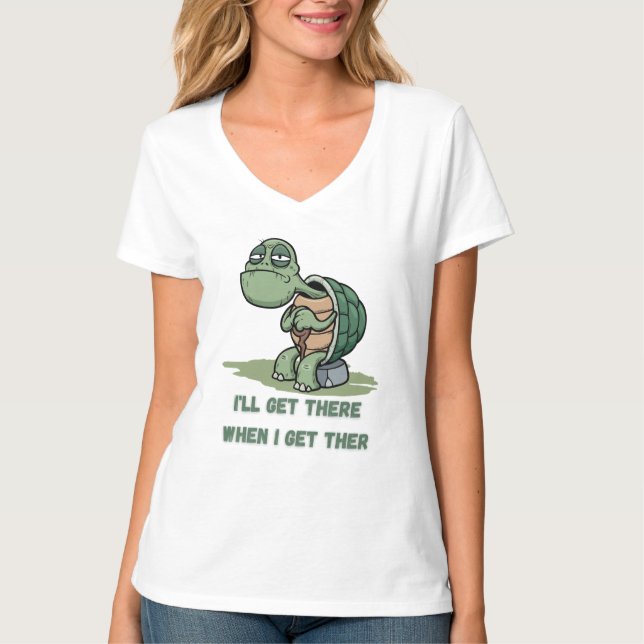 Tortoise cartoon T-Shirt (Front)