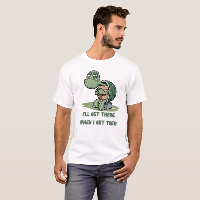 Tortoise cartoon tshirt (Front Full)