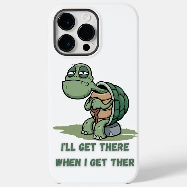 Tortoise cartoon tshirt Case-Mate iPhone case (Back)