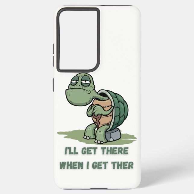 Tortoise cartoon tshirt samsung galaxy s21+ case (Back)