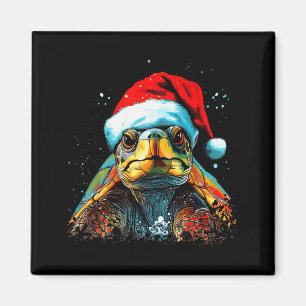 Tortoise Christmas Animal Lovers Men Women Kids Gi Magnet