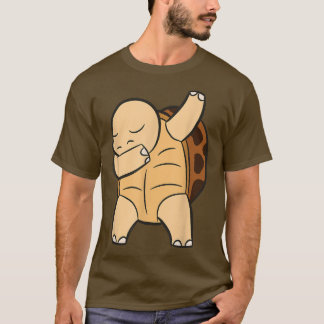 Tortoise Dabbing Cute Sulcata Tortoise T-Shirt