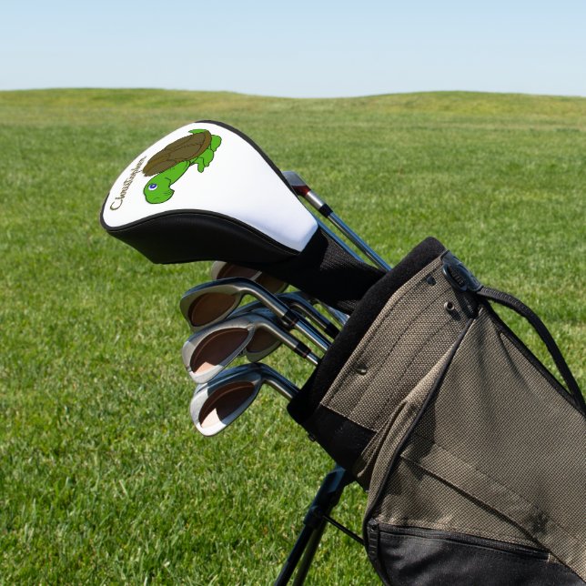 Tortoise Design Golf Head Cover (In Situ)