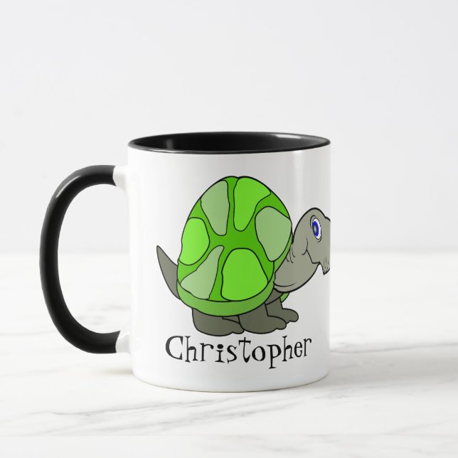 Tortoise Design Mug (Left)