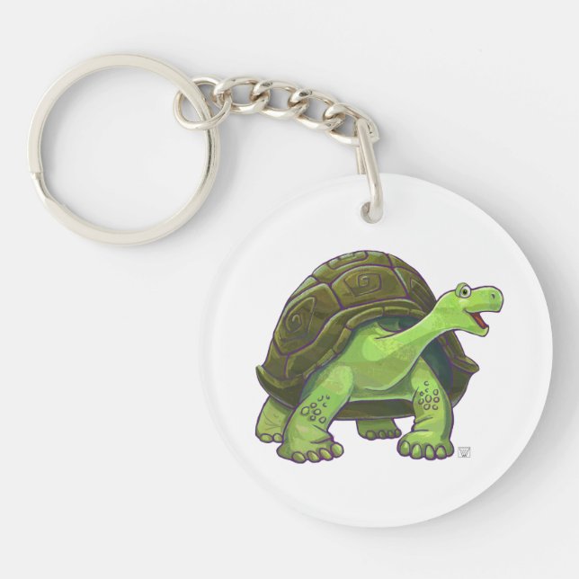Tortoise Gifts & Accessories Key Ring (Front)