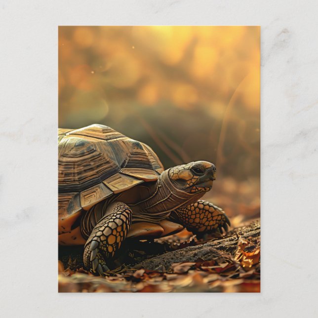 Tortoise in the Wild Postcard (Front)