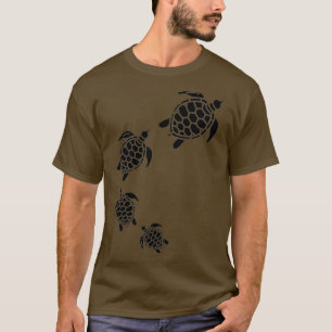 Tortoise Ladies sea Nature Outdoors Cute Vintage R T-Shirt