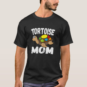 Tortoise Mom Colorful Turtle For Mother's Day Tur T-Shirt