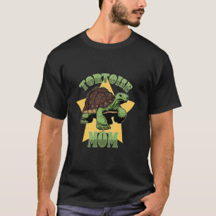 Tortoise Mum Vintage Tortoises Reptile Lover Turtl T-Shirt
