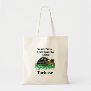Tortoise Relax Animal Cute Pet Funny Tote Bag
