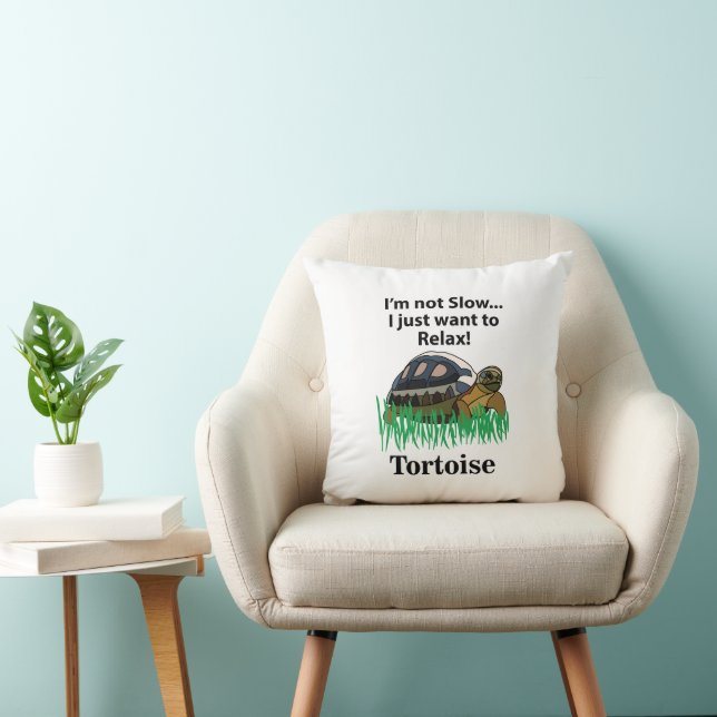 Tortoise Relax Animal Nature Funny Cushion (Chair)