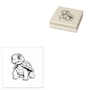 Tortoise Rubber Stamp