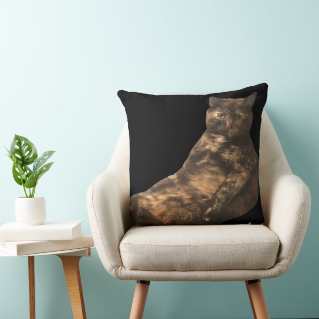Tortoise-shell Cat Pillow (Chair)