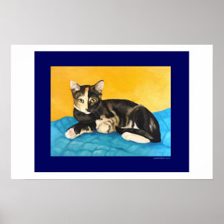 Tortoise Shell Kitten Poster