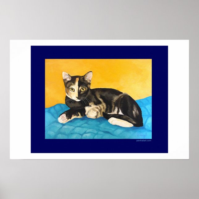 Tortoise Shell Kitten Poster (Front)