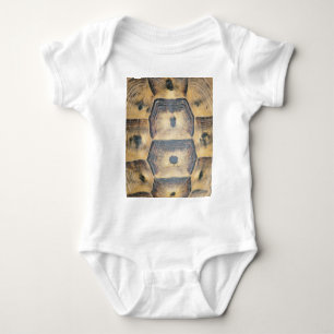 Tortoise Shell Pattern Baby Bodysuit