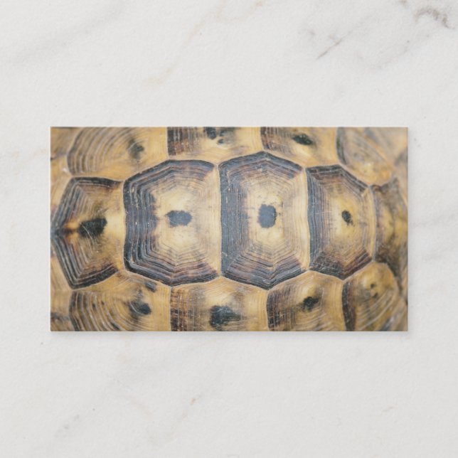 Tortoise Shell Pattern Business Card (Front)
