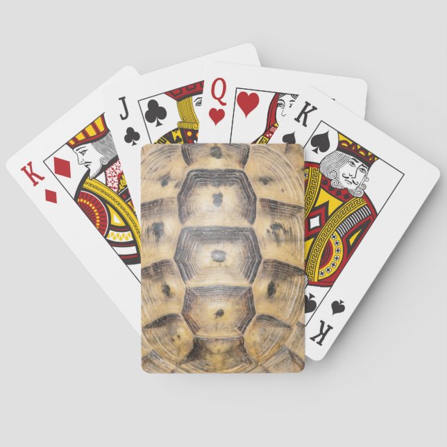 Tortoise shell pattern playing cards (Back)