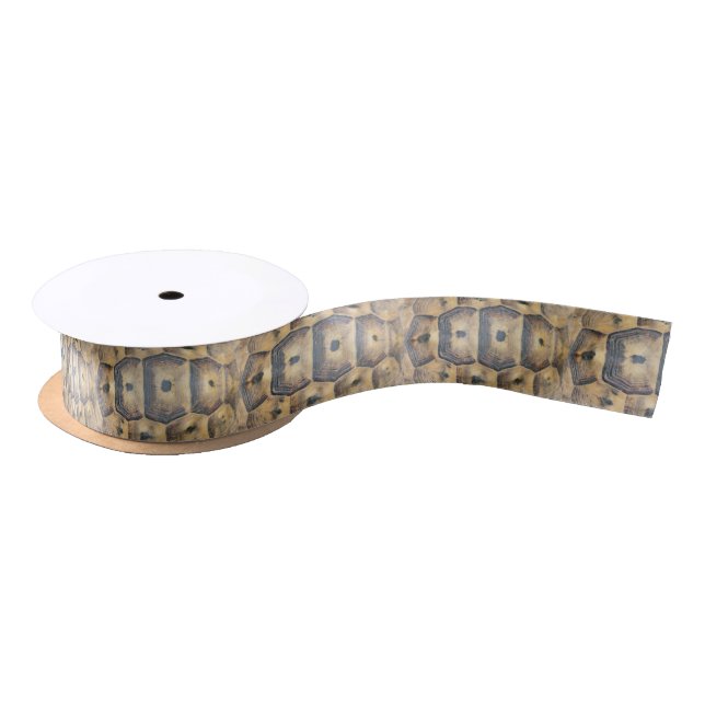 Tortoise Shell Pattern Satin Ribbon (Spool)